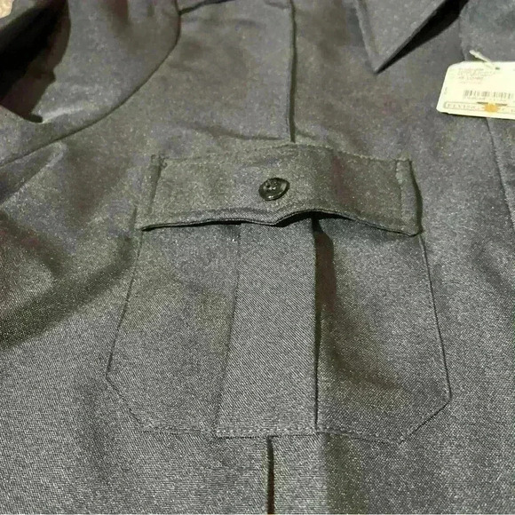 Flying Cross Women's Uniform Shirt Navy Size 40 L  Double Pocket- NWT - Picture 4 of 12